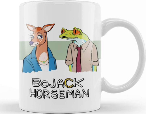 Bojack Horseman Kupa Bardak Porselen