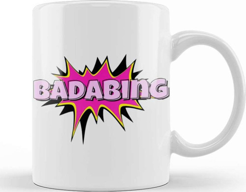 Bada Bing Black 05 Kupa Bardak Porselen