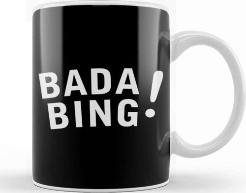 Bada Bing Black 06 Kupa Bardak Porselen