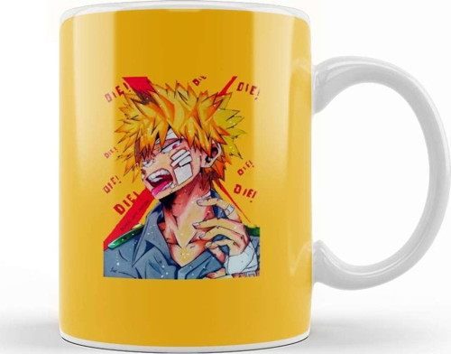 Bakugou Katsuki 04 Kupa Bardak Porselen