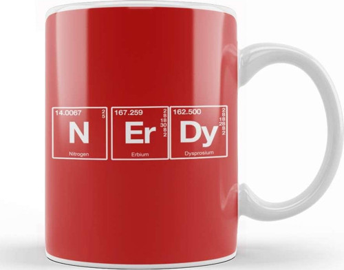 Elements Of A Nerd Kupa Bardak Porselen