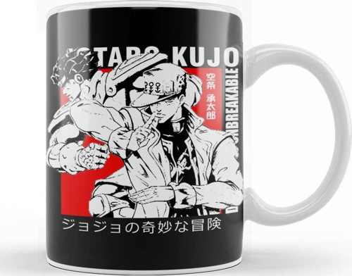 Jotaro Kujo 022 Kupa Bardak Porselen