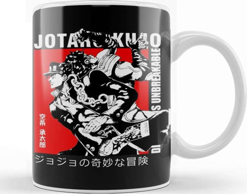 Jotaro Kujo 024 Kupa Bardak Porselen