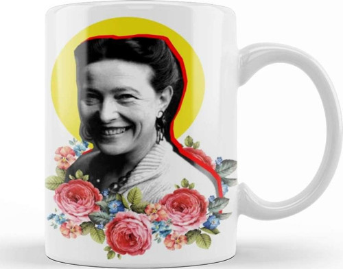 Simone De Beauvoir Kupa Bardak Porselen