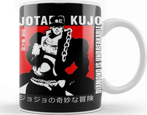 Jotaro Kujo 027 Kupa Bardak Porselen