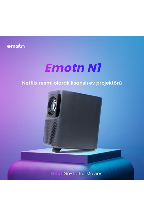 Emotn N1 500 Lümen Gri Full HD Android Lazer Projeksiyon Cihazı
