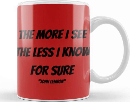 John Lennon Quotes Kupa Bardak Porselen