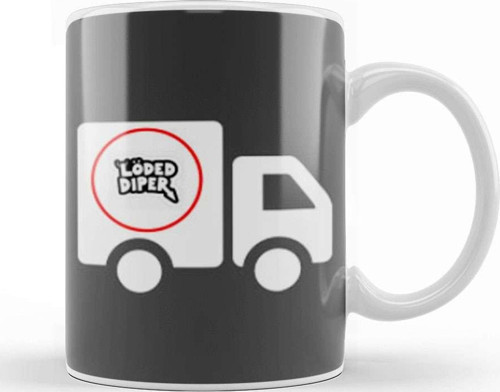 Loaded Diaper Logo Kupa Bardak Porselen