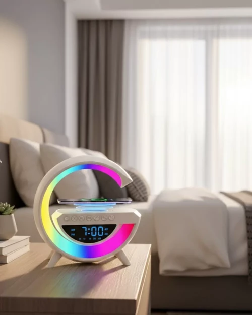 Kablosuz Bluetooth Hoparlör RGB Aydınlatmalı Çoklu Medya Destekli