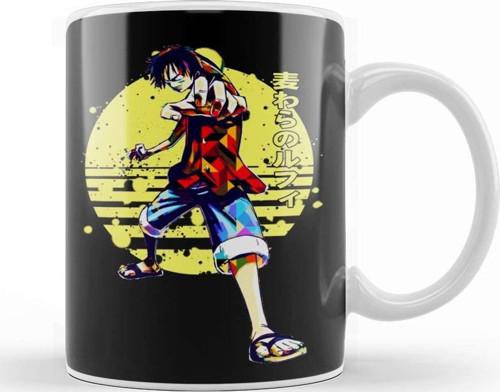 Luffy One Piece 02 Kupa Bardak Porselen