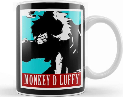 Luffy One Piece 04 Kupa Bardak Porselen