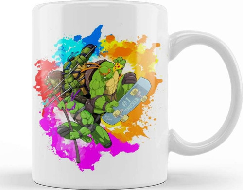 Ninja Turtle Power Kupa Bardak Porselen