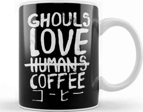 Ghouls Love Coffee Kupa Bardak Porselen
