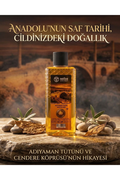 Adıyaman Tütün Kolonyası 400 Ml (Cendere Köprüsü) 80 Derece