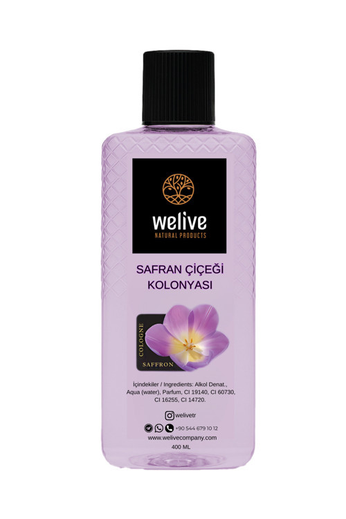 Safran Çiçeği Kolonyası 400 Ml 80 Derece