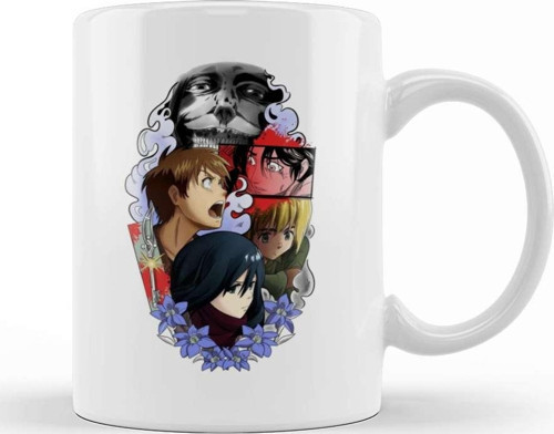 Attack On Titan 04 Kupa Bardak Porselen