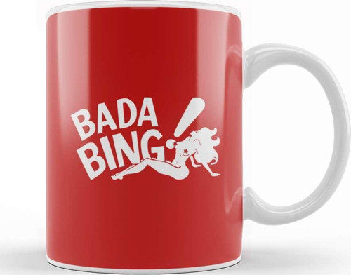 Bada Bing Black 04 Kupa Bardak Porselen