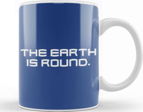 The Earth Is Round Kupa Bardak Porselen
