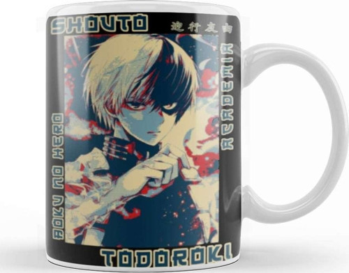 Shouto Todoroki 02 Kupa Bardak Porselen