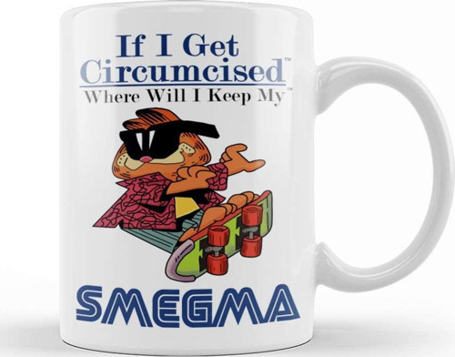 Garfield Smegma Kupa Bardak Porselen