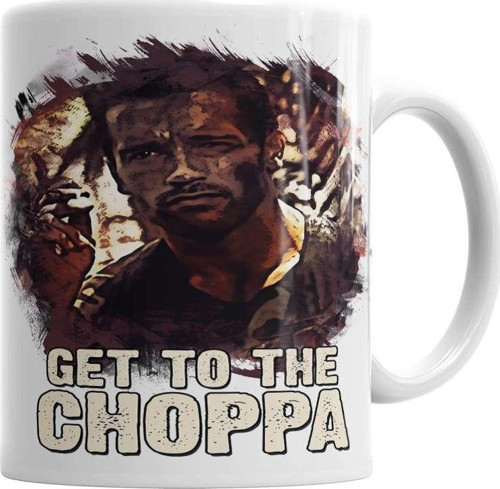 Get To The Choppa Kupa Bardak Porselen