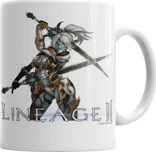 Lineage 2 Darkelf Kupa Bardak Porselen