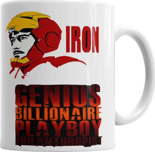 Homem De Ferro Kupa Bardak Porselen