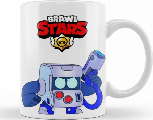 Brawl Stars 8 Bit Kupa Bardak Porselen