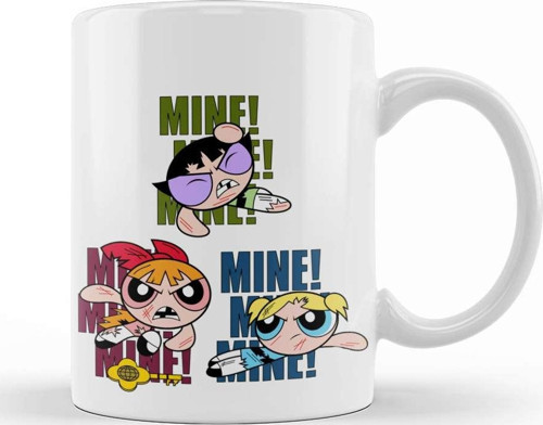 Powerpuff Girls 0 Kupa Bardak Porselen