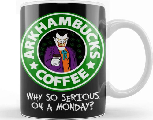 Joker Arkhambucks Kupa Bardak Porselen