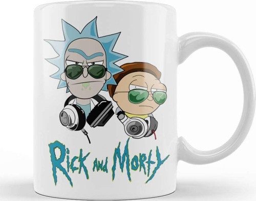Rick And Morty Dj Kupa Bardak Porselen