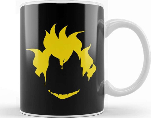 Junkrat Head Overwatch Kupa Bardak Porselen