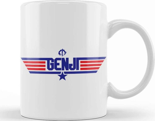 Topgun Genji Overwatch Kupa Bardak Porselen