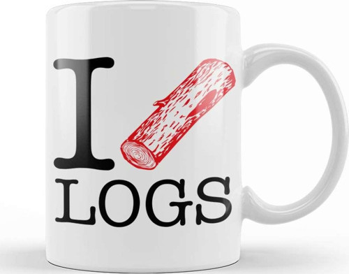 Twin Peaks I Love Logs Kupa Bardak Porselen