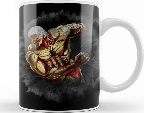 Reiner Attack On Titan Kupa Bardak Porselen