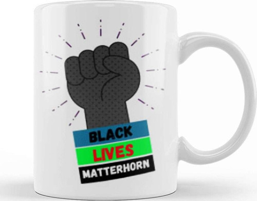 Black Lives Matterhorn Kupa Bardak Porselen