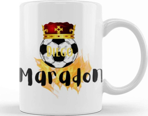 Diego Armando Maradona Kupa Bardak Porselen
