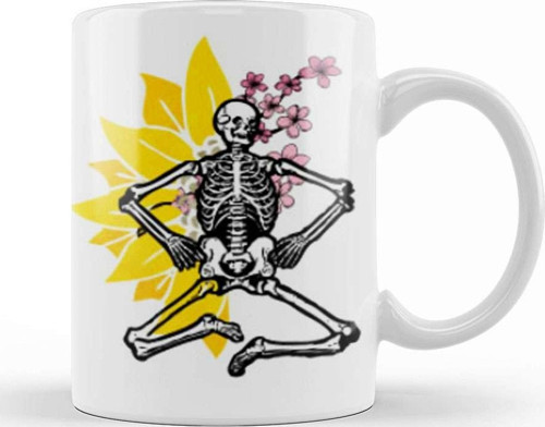 Funny Bones And Botany Kupa Bardak Porselen