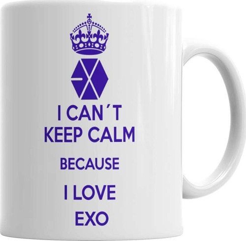 Exo I Can'T Keep Calm Kupa Bardak Porselen