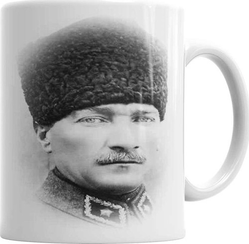 Mustafa Kemal Atatürk Kupa Bardak Porselen