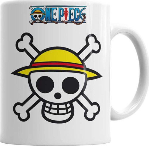 One Piece Jolly Roger Kupa Bardak Porselen