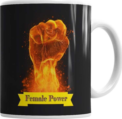 Camiseta Female Power Kupa Bardak Porselen