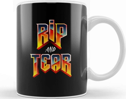 Doom Rip And Tear Kupa Bardak Porselen