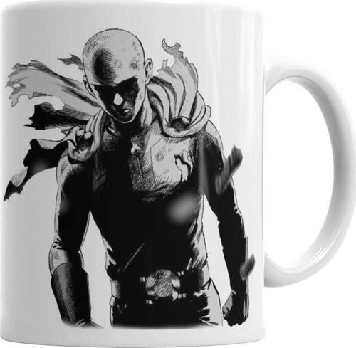 Saitama One Punch Man Kupa Bardak Porselen