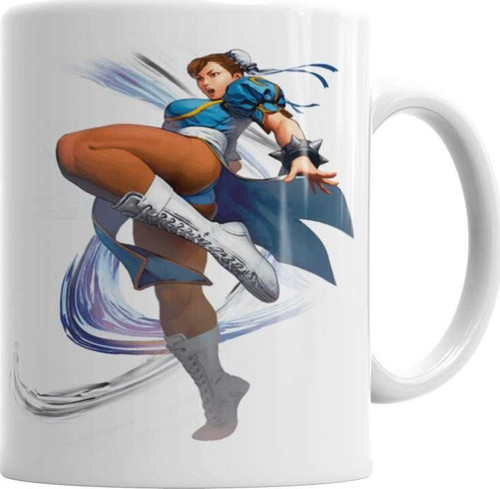 Street Fighter Chunli Kupa Bardak Porselen