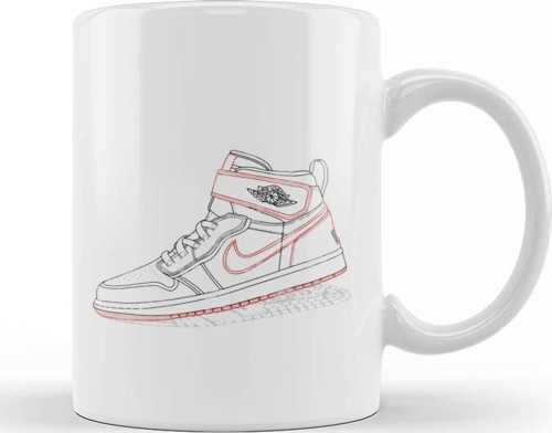 Nike Air Jordan 1 Kupa Bardak Porselen