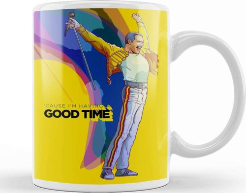 Queen Freddie Mercury Kupa Bardak Porselen