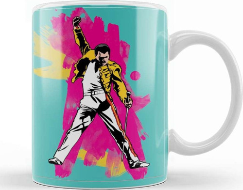Queen Freddie Mercury Kupa Bardak Porselen