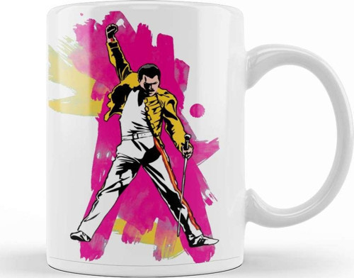 Queen Freddie Mercury Kupa Bardak Porselen