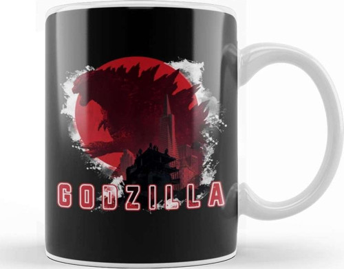 Godzilla War Of Tokyo Kupa Bardak Porselen